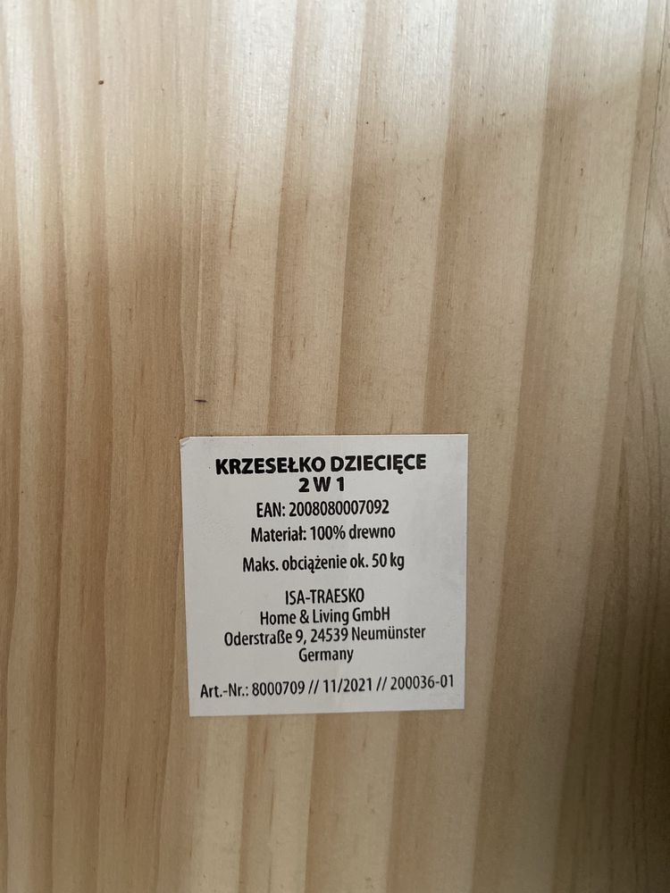 Stolik z krzesełkiem