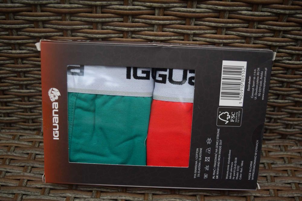 Bokserki IGUANA 4 Pary*4 Kolory*Rozmiar XL*Olsztyn Dajtki*Wysyłka