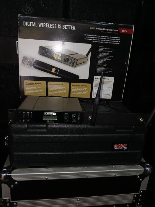 Microfone de mão e de cabeça completo