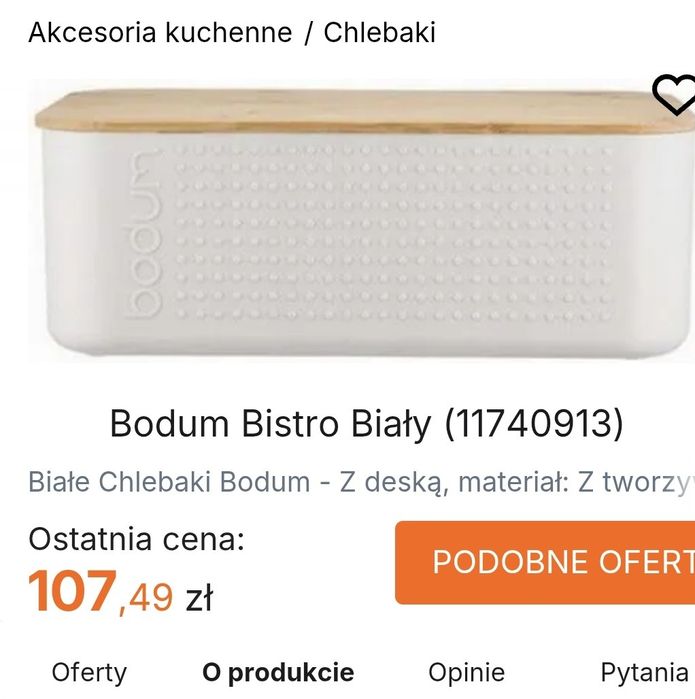 Chlebaki Bodum - Z deską