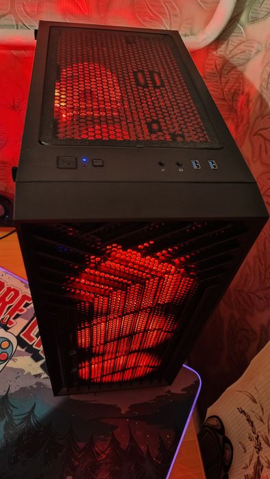 Игровой ПК QUBE/АМ4 сокет/RX 6600 8gb/R5 4500/16 OZU/SSD+HDD