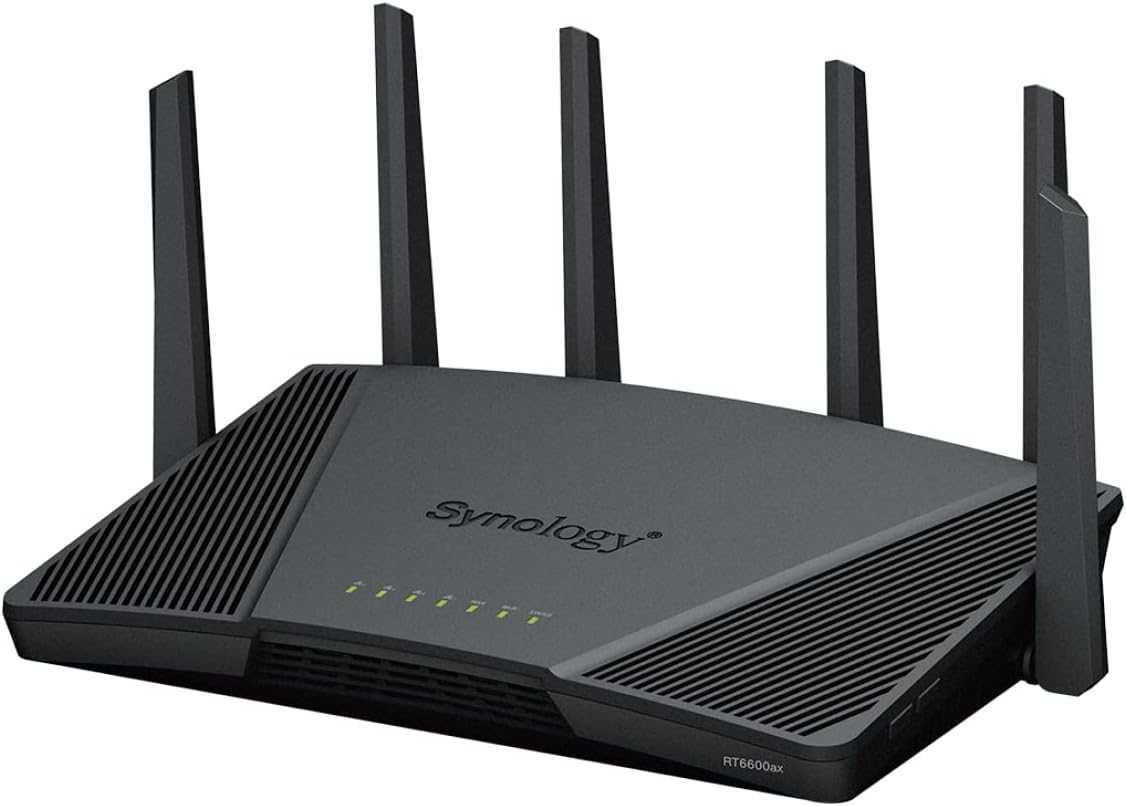 Synology RT6600ax Router WiFi6 1xWAN 3xGbE 1x2.5Gb