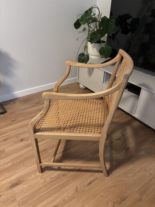 Krzesło Fotel Plecionka Wiedeńska