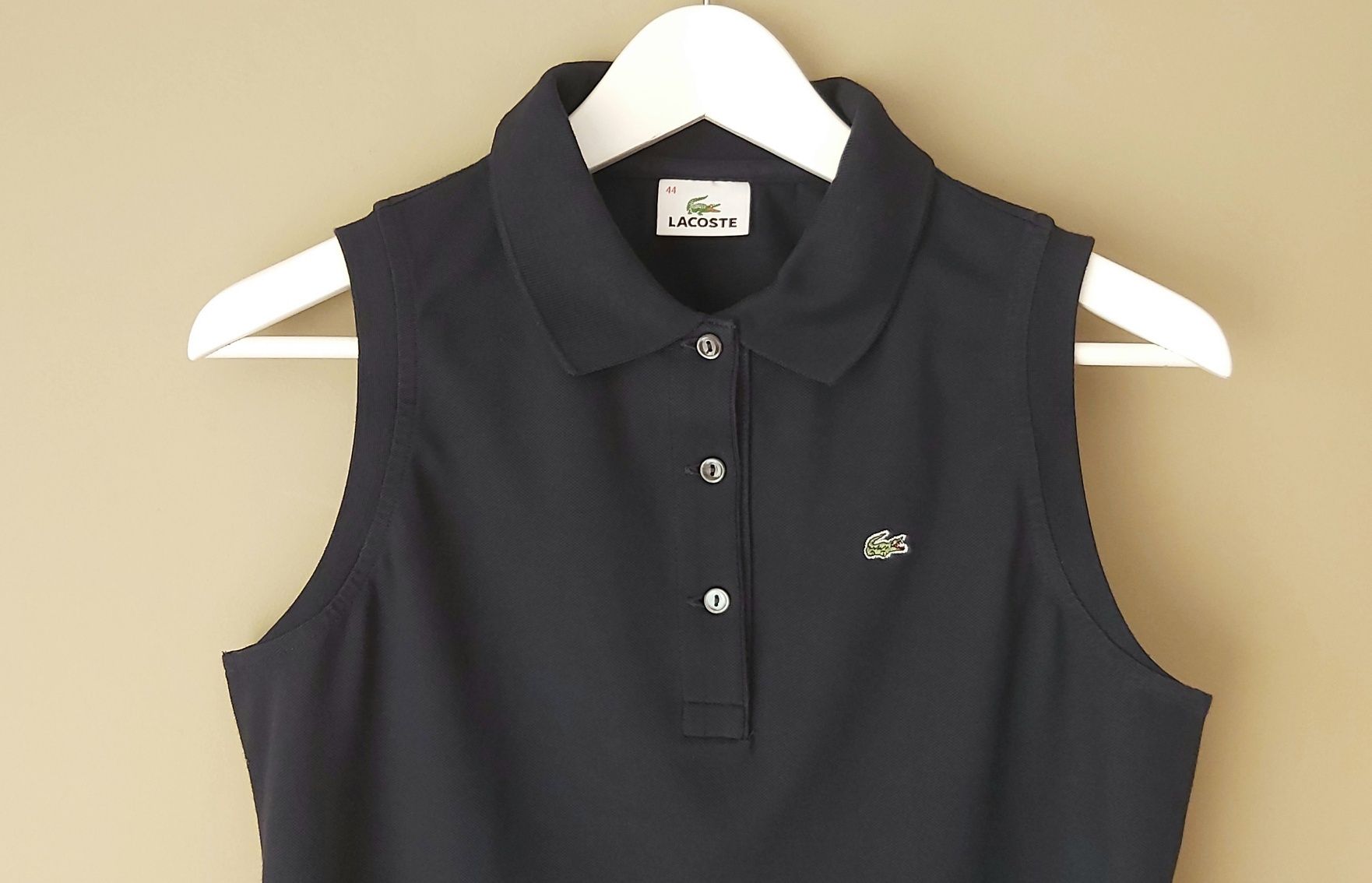 Lacoste krótka damska bluzka (44) rozm.L/XL