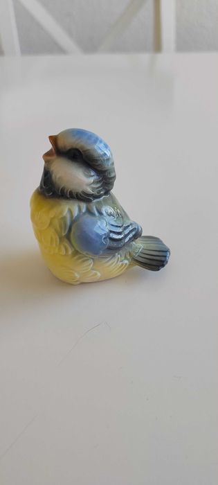 Синиця.Фігурка птиці.фарфор Німеччина.вінтаж
