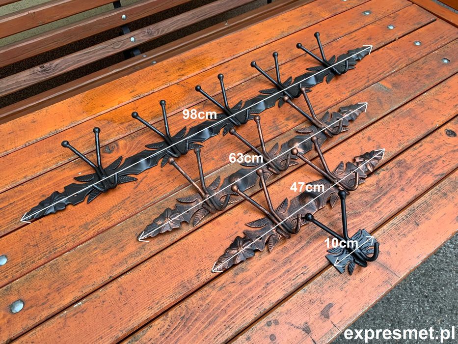 Wieszak ścienny na ubrania duży RETRO *EXPRESOWA WYSYŁKA*