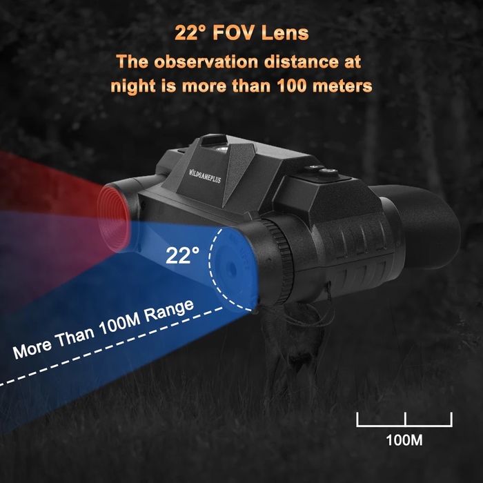 Прибор ночного видения NVG G1  1920x1080P 4.5 940nm невидимая волна