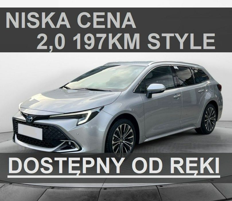 Toyota Corolla Style 2,0 196KM Kamera Super Niska Cena Dostępny od ręki 1523 zł