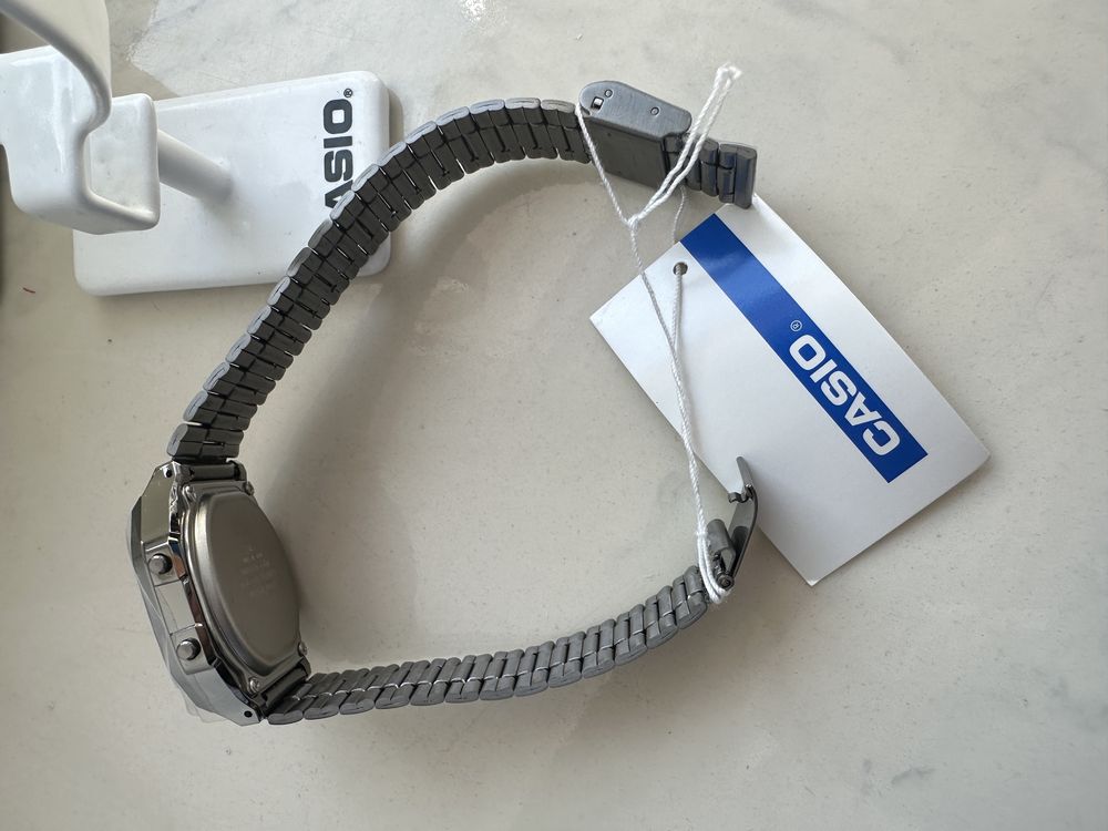 Zegarek Casio A168WEGG-1BEF stalowy unisex