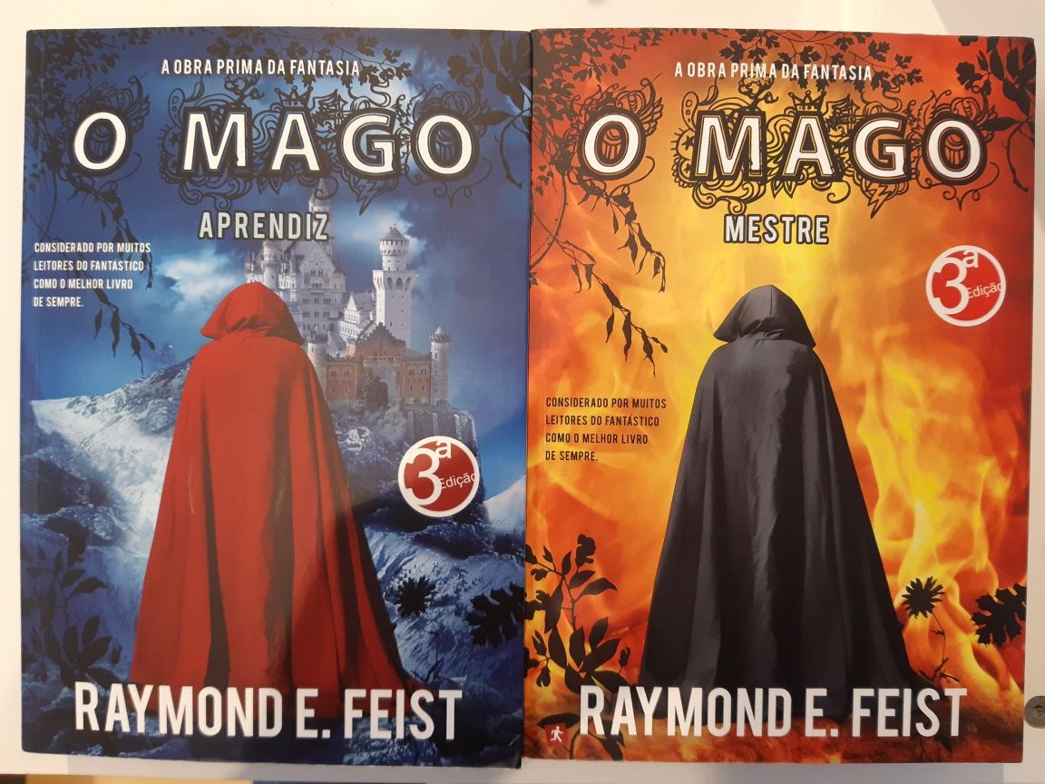 Livros fantasia "O mago" - vol. 1 e 2