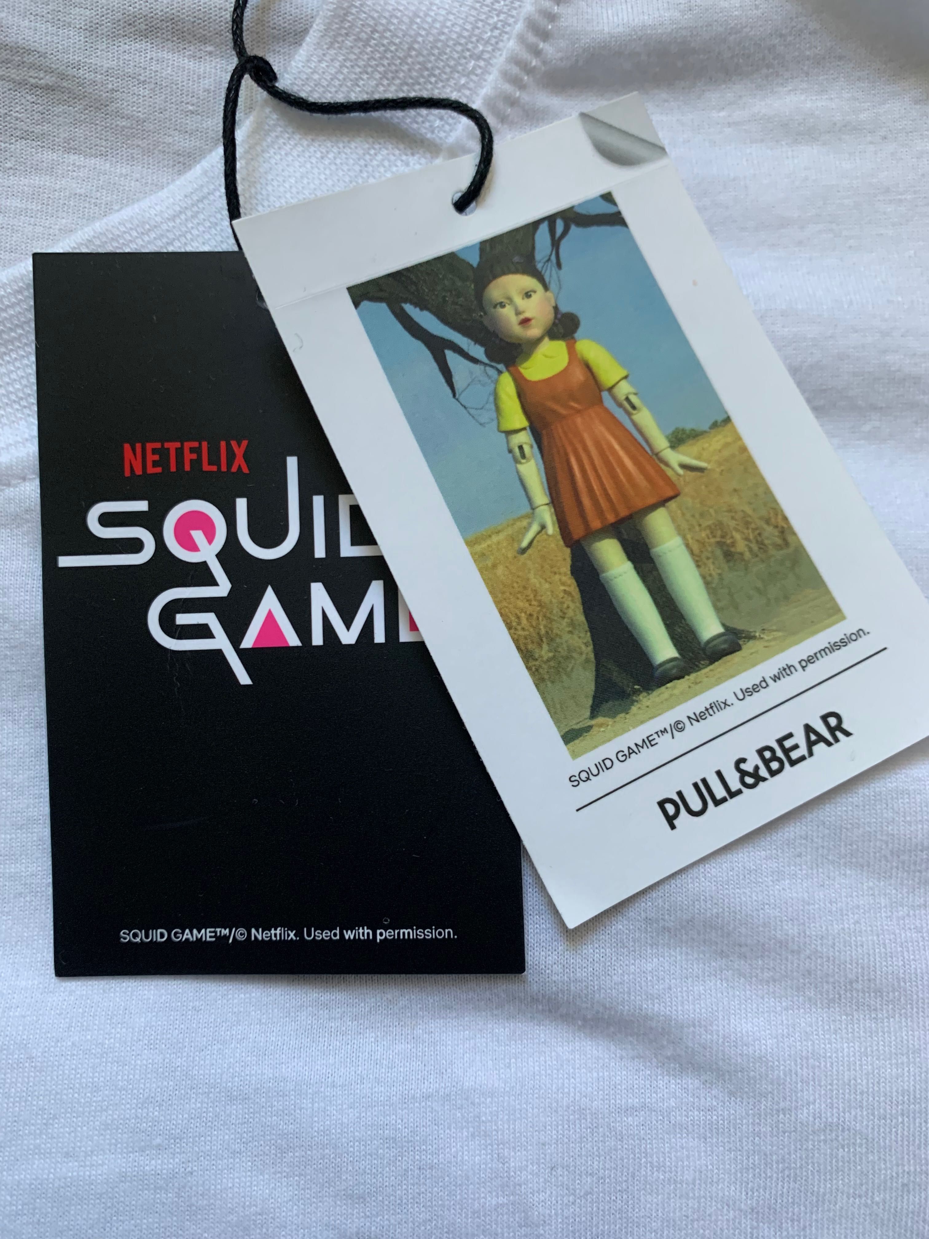 Camisola Squid Game t-shirt merchandising oficial