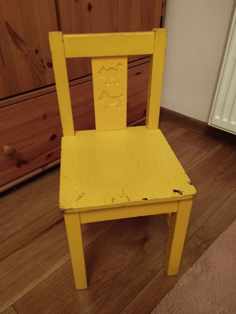 Stolik + 2x krzesło Kritter Ikea