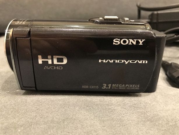 Kamera cyfrowa Sony HDR-CX115E z kartą TDK 16GB i torbą