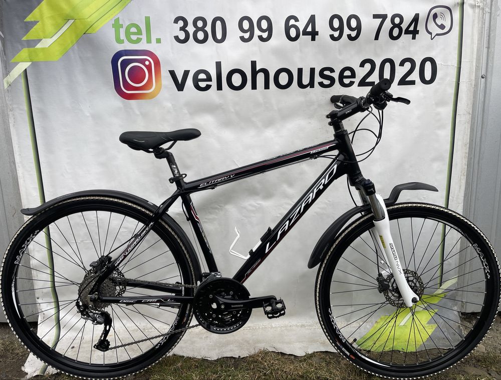 Фірмовий велосипед LAZARO на 28 колесах Гідравлічні тормоза на Shimano