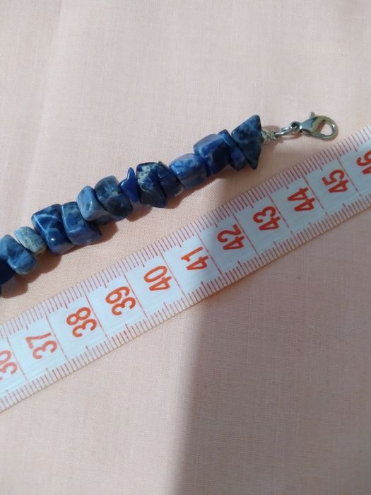 Бусы колье натуральный лазурит намисто лазурит