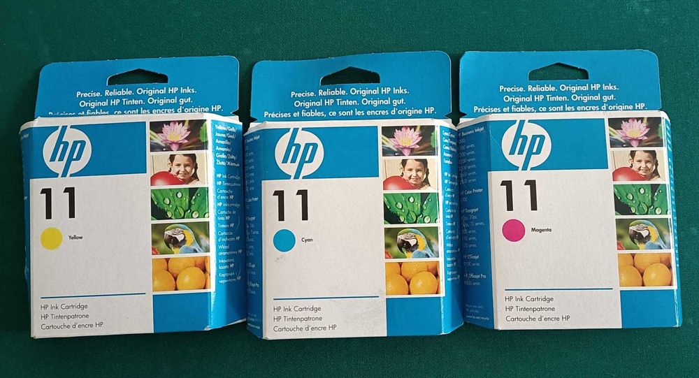 Tinteiros HP11 - Pack 3 cores
