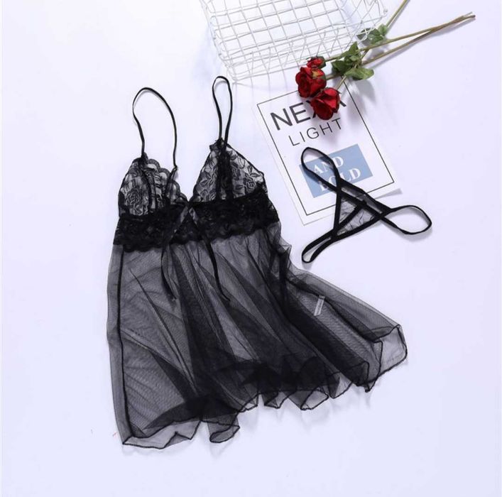 Сексуальный пеньюар эротическое нижнее белье, стринги еротична білизна