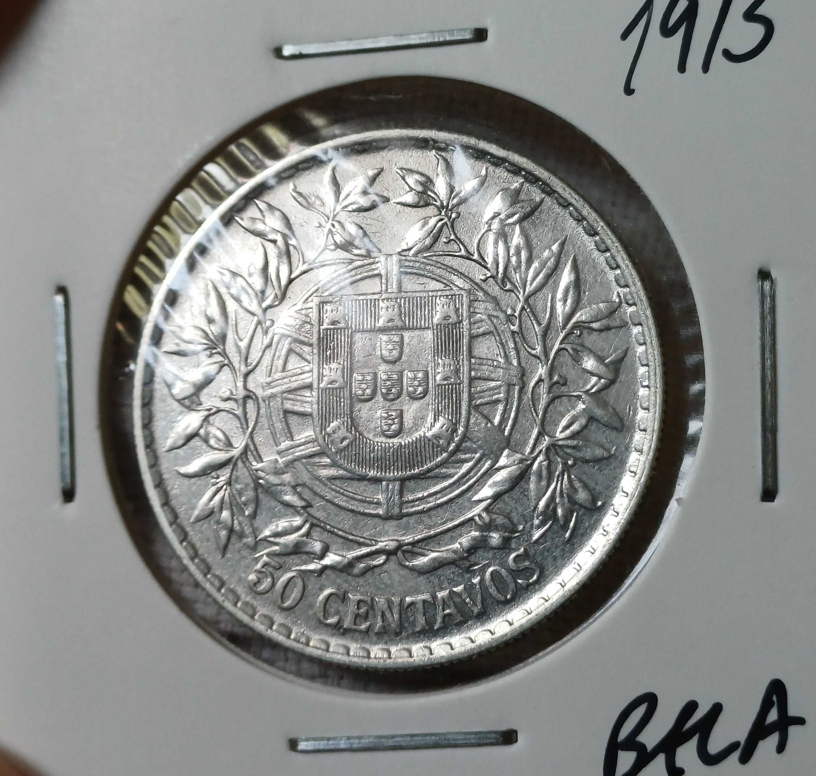 50 centavos 1913 prata