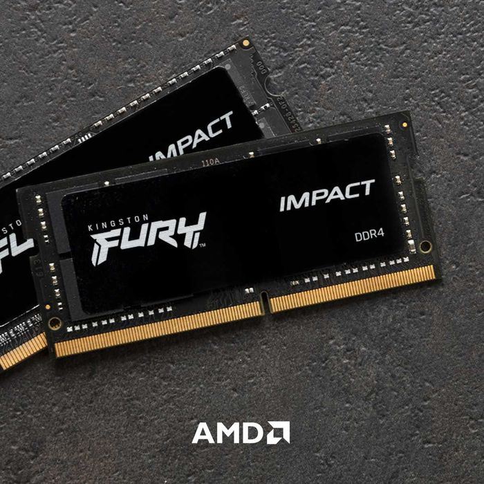 Kingston Fury SODIMM DDR4-3200 32GB Impact Black KF432S20IB/32