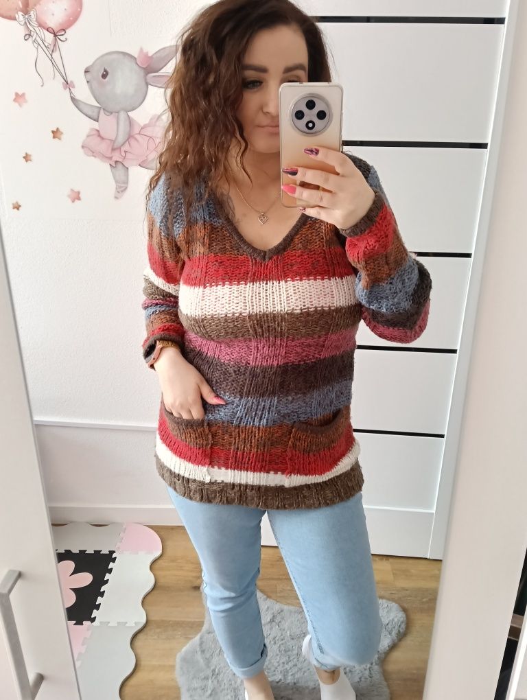 Grubszy sweterek damski