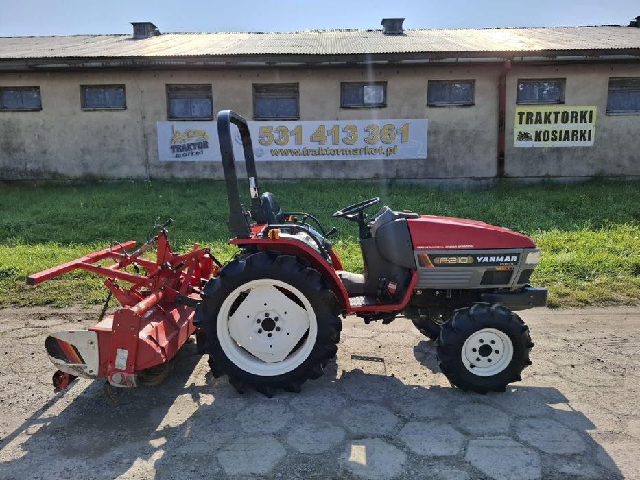 Traktorek traktor japoński RATY 4x4 Yanmar F210 piękny wspomaganie rew
