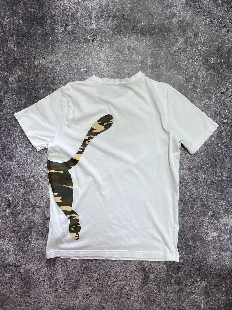 Білосніжна Футболка Puma big logo