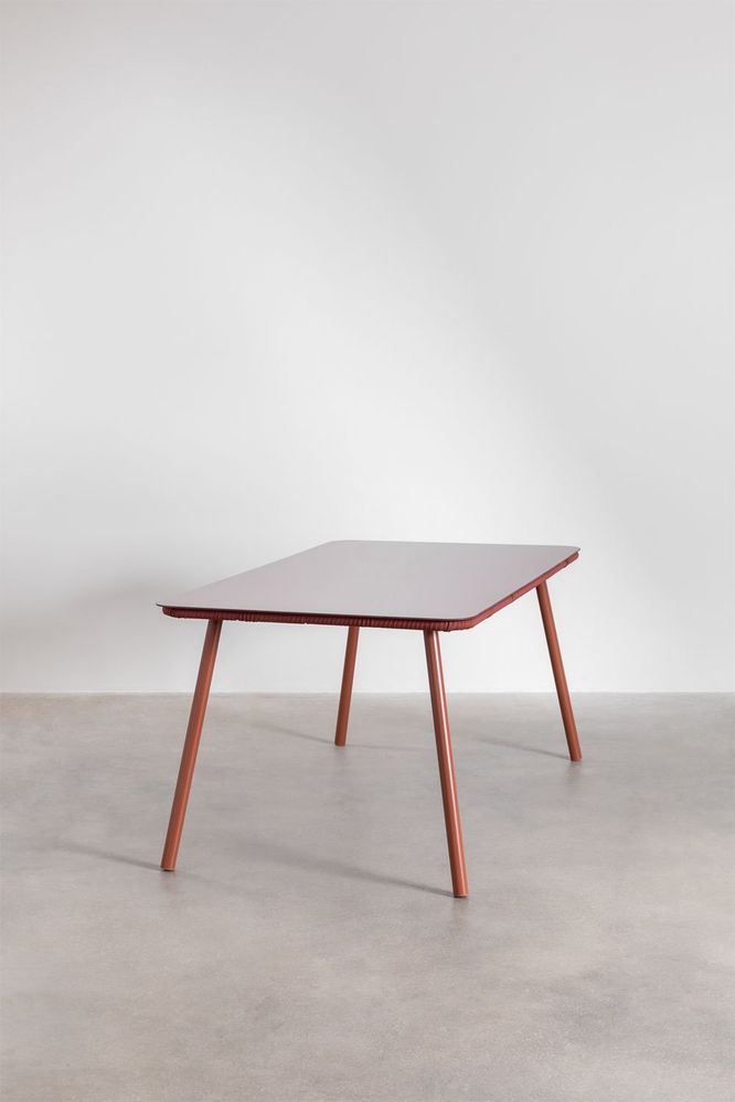 Mesa de jardim Vidro e Aluminio