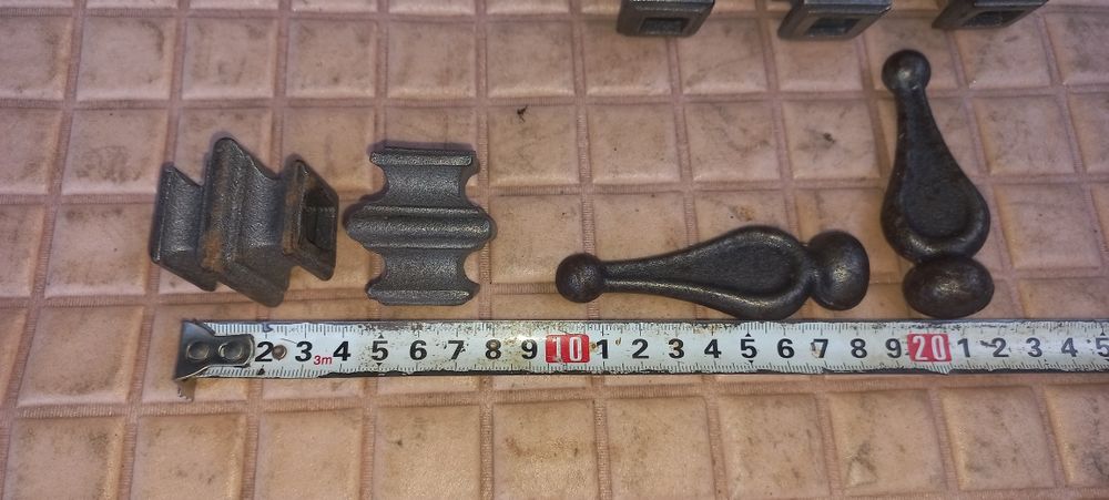 Елементи декору для кованих виробів: вставки та накінечники, нов.стан