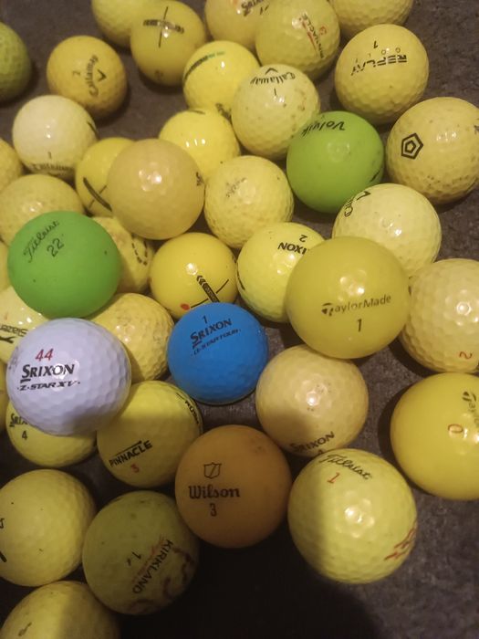 Bolas de marca recomendas, em bom estado, 50 bolas