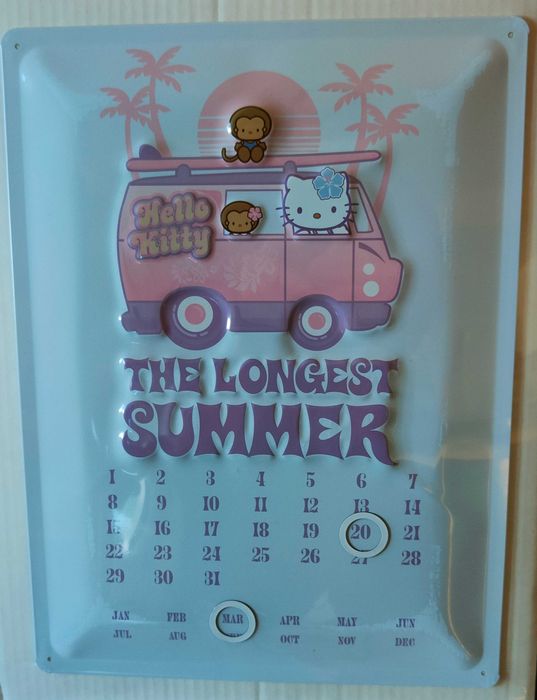 Hello Kitty - Placa em Metal  (8 desenhos - 10€ cada se quiser todas)