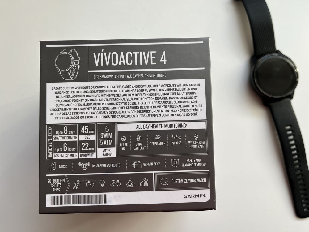 Relógio Garmin Vivoactive 4