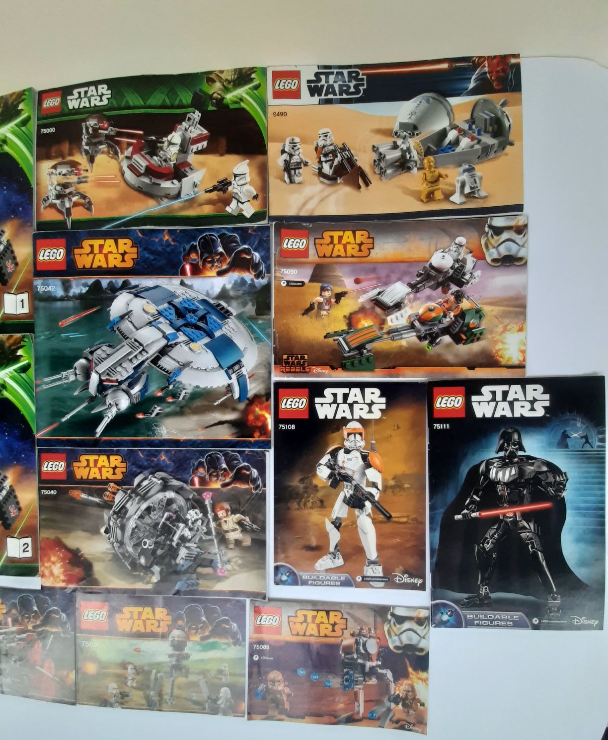 Лише інструкції Лего Стар Ворз Lego Star Wars 75018,75042,75089 та ін.