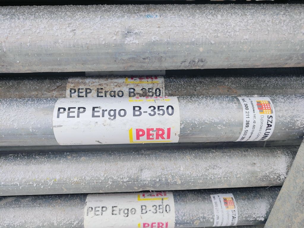 Podpory Peri pep ergo stemple budowlane sztyce szalunki doki dzwigary