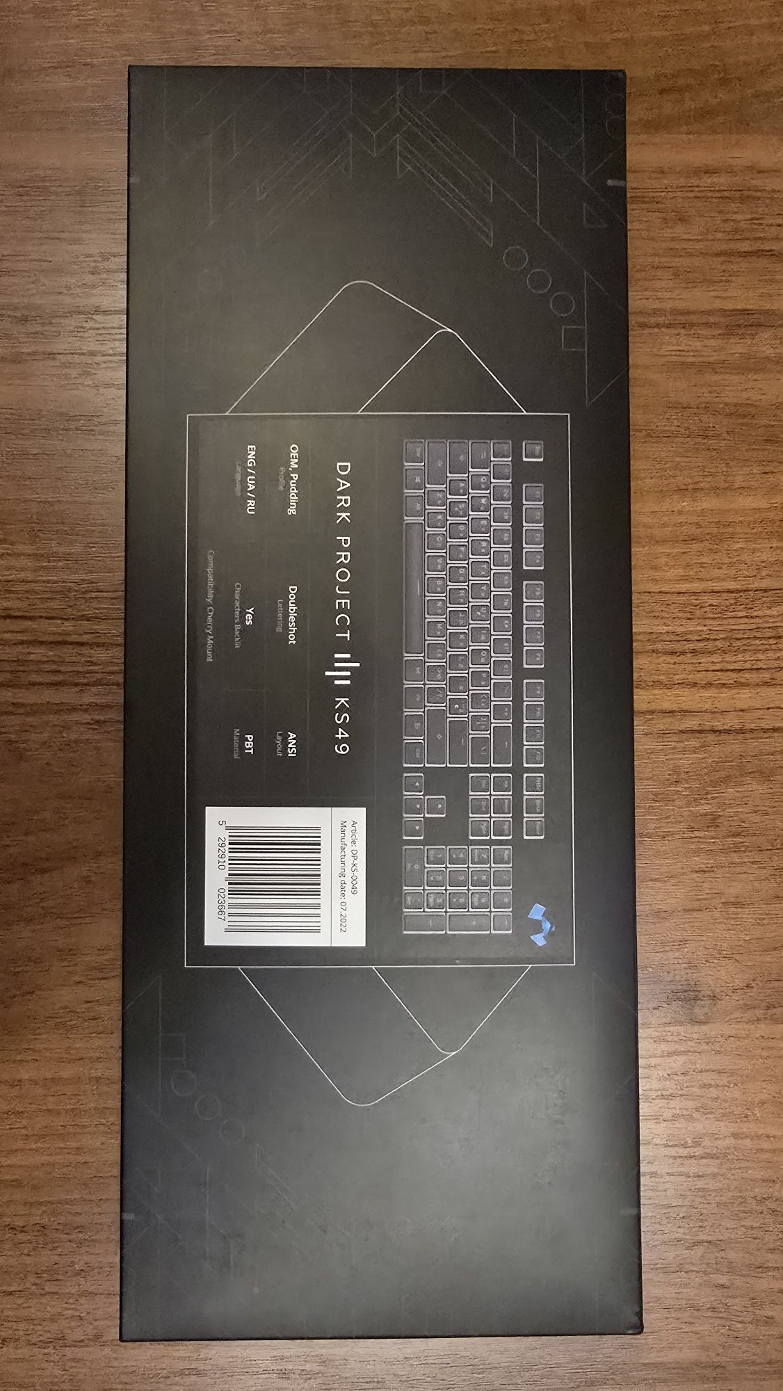 Dark Project KS-0049 Pudding Keycapy
PBT (ENG/RU/UA-czarny)