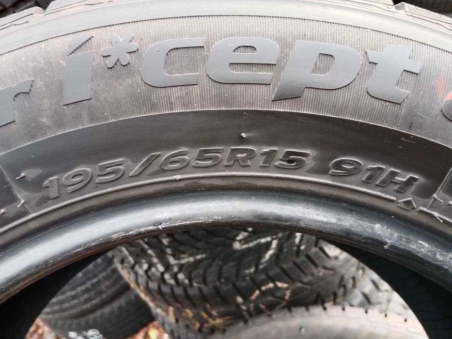 Opona używana zimowa 195/65R15 Hankook Winter i Cept Evo 1szt.