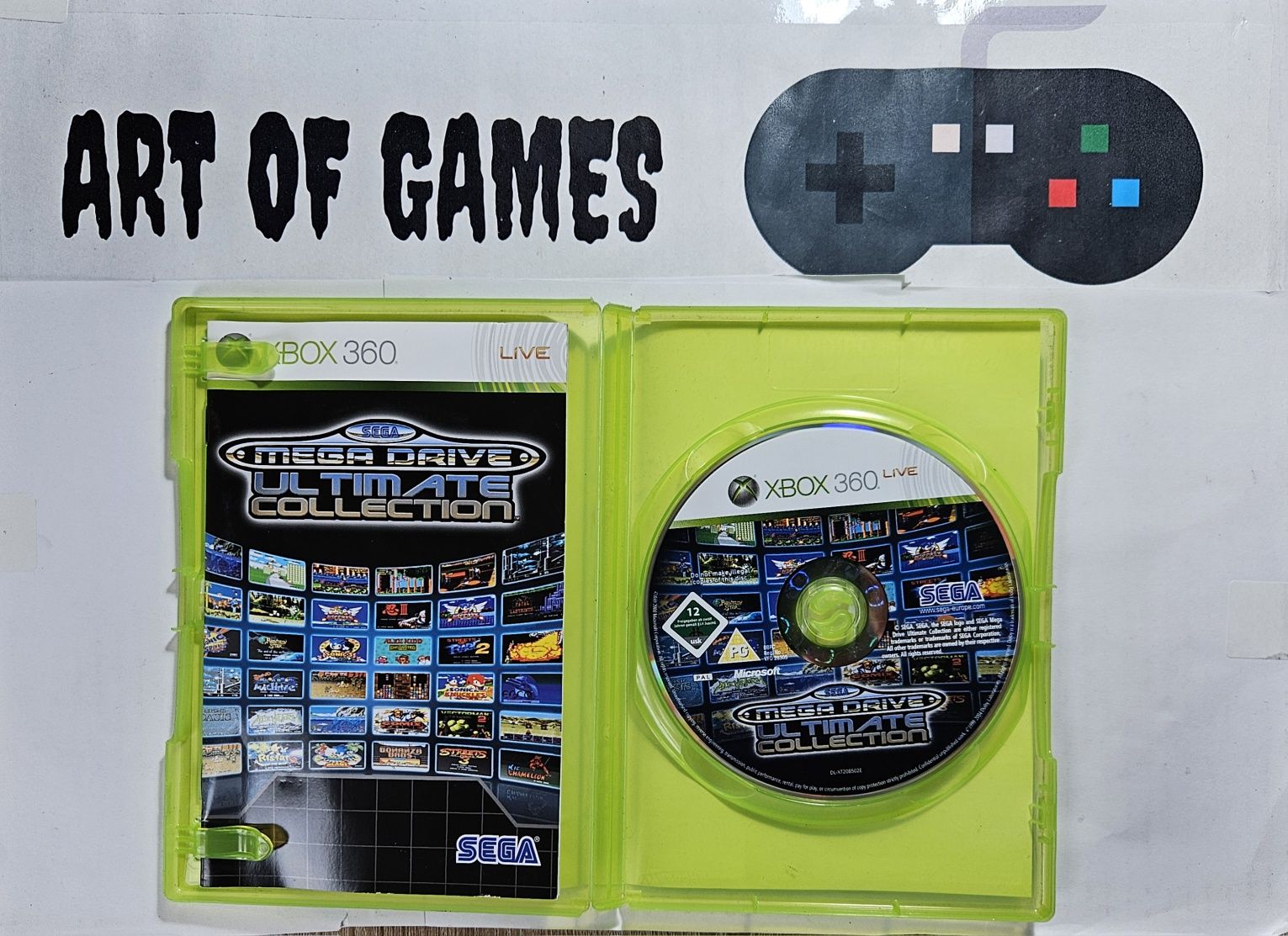 Sega Mega Drive Ultimate Collection Xbox 360 Komplet 3xA BDB