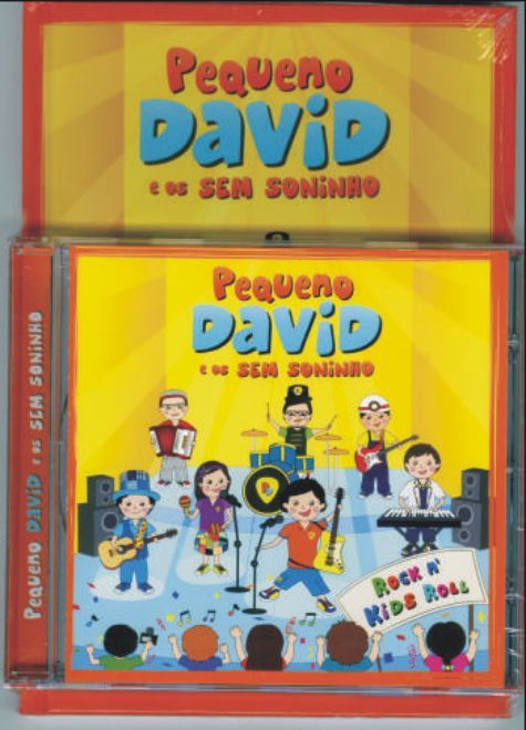 Pequeno David e os Sem Soninho- Livro+ CD - Novo e embalado