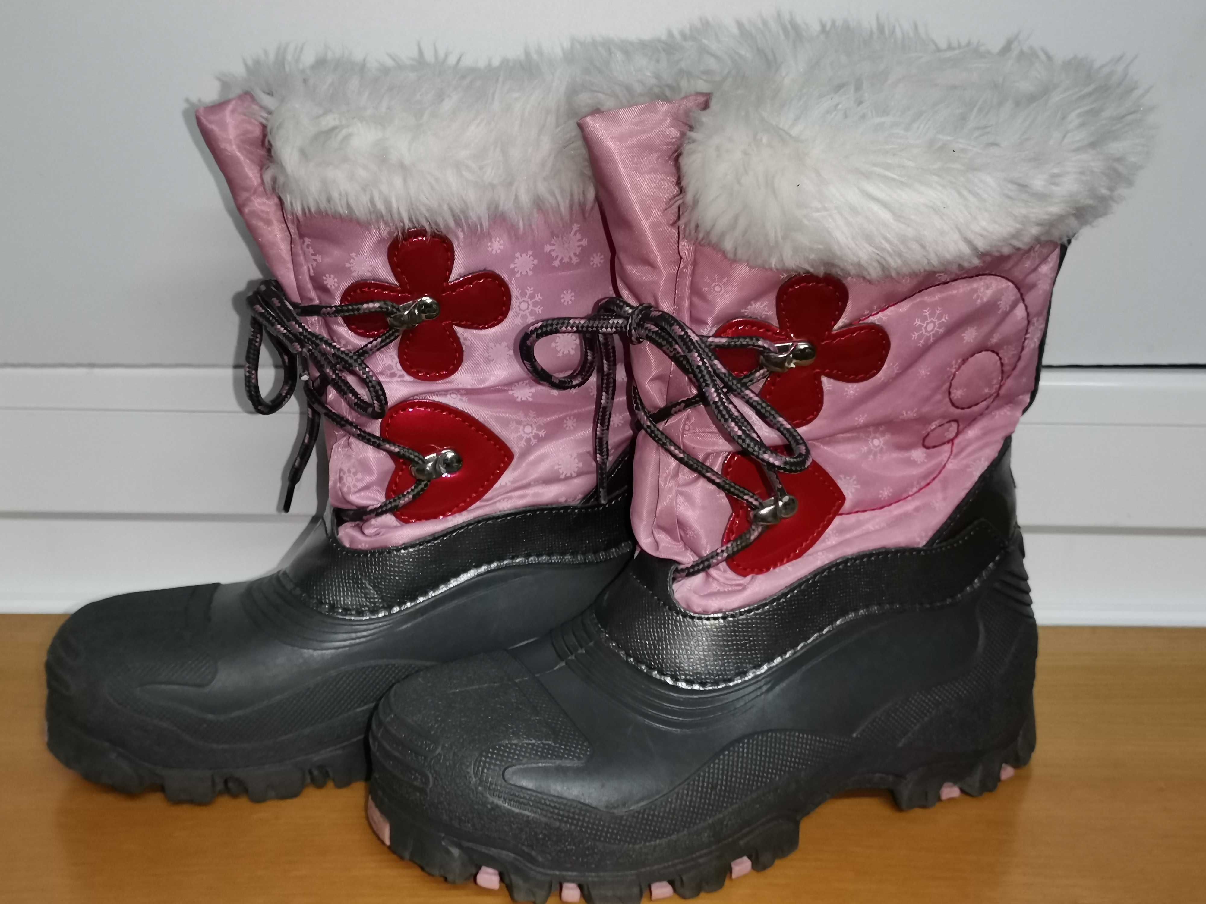 Botas impermeáveis para neve