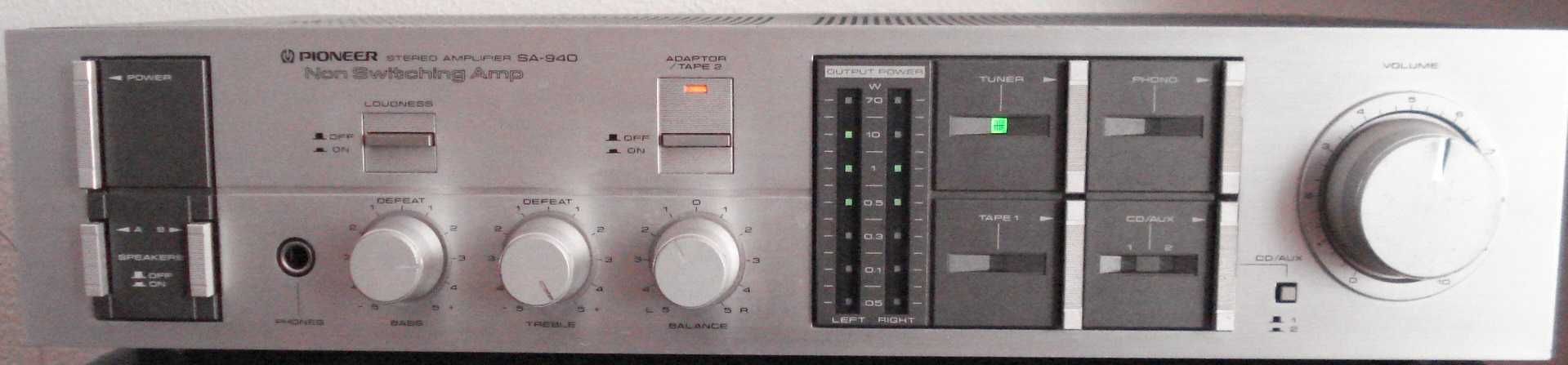 Vendo amplificador vintage PIoneer SA-940