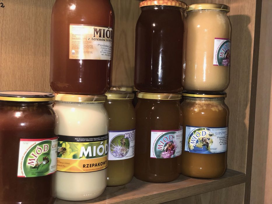 Naturalny miod  prosto z wlasnej Pasieki