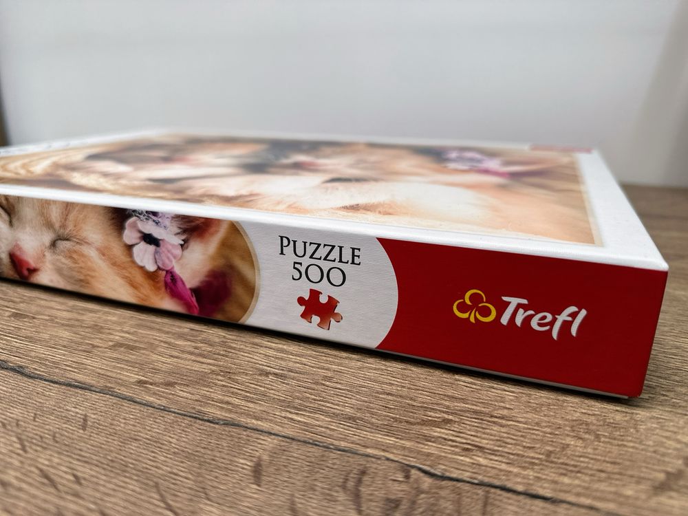 Pizzle Trefl: śpiące kotki. 37271, 500 el.