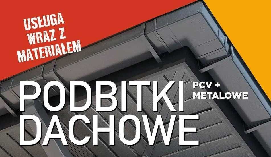 Podbitki dachowe metal PVC