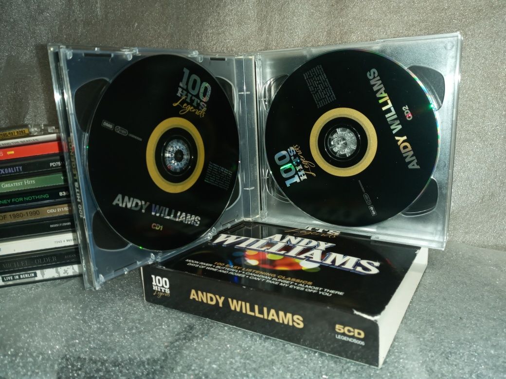 TONY CHRISTIE/ CD×3, ANDY WILLIAMS /CD×5, аудіо  диски з Англії (Rtv