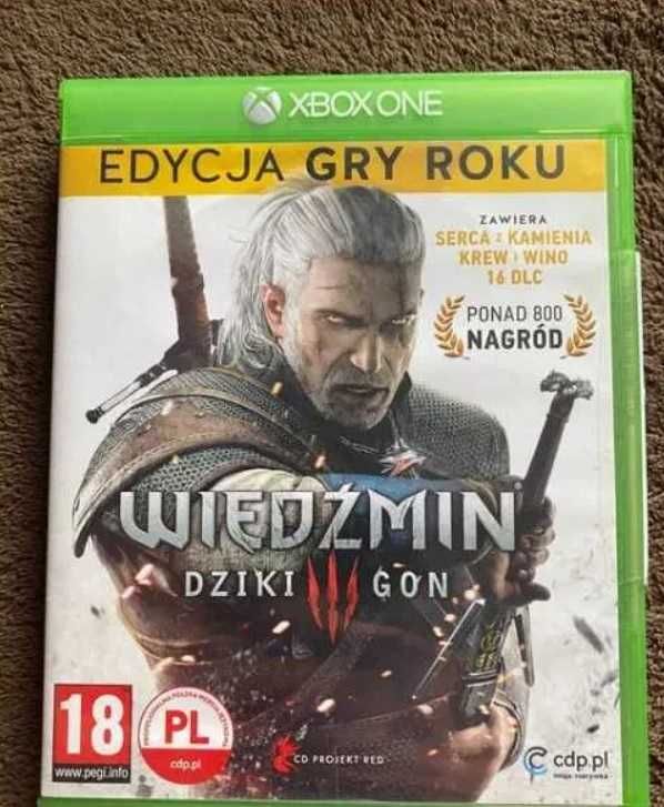 Wiedźmin 3 dziki gon PL GOTY Krew i Wino Serca z kamienia Xbox one s x