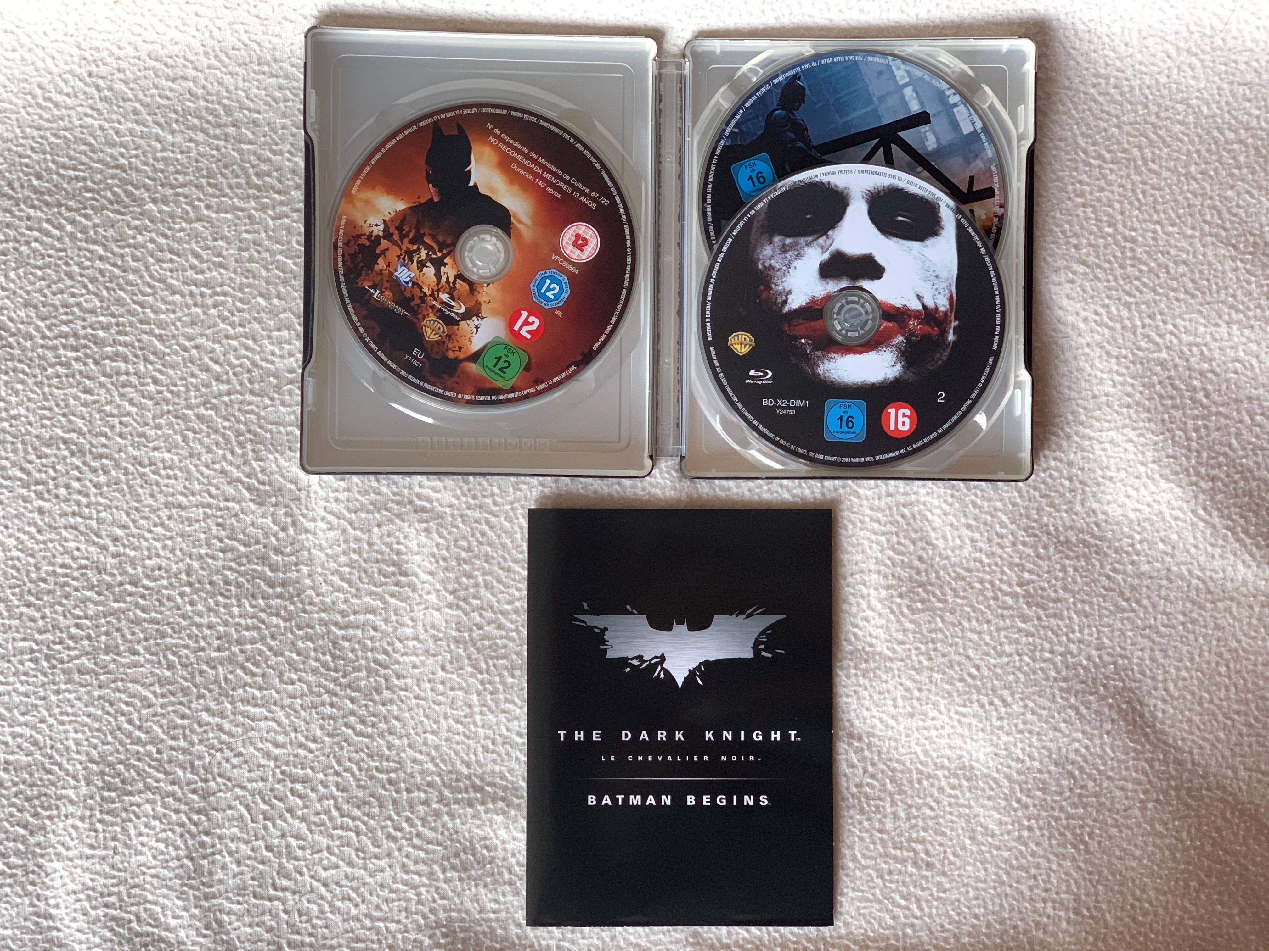 [Filme Blu-Ray] Steelbook Batman: O Início + O Cavaleiro das Trevas