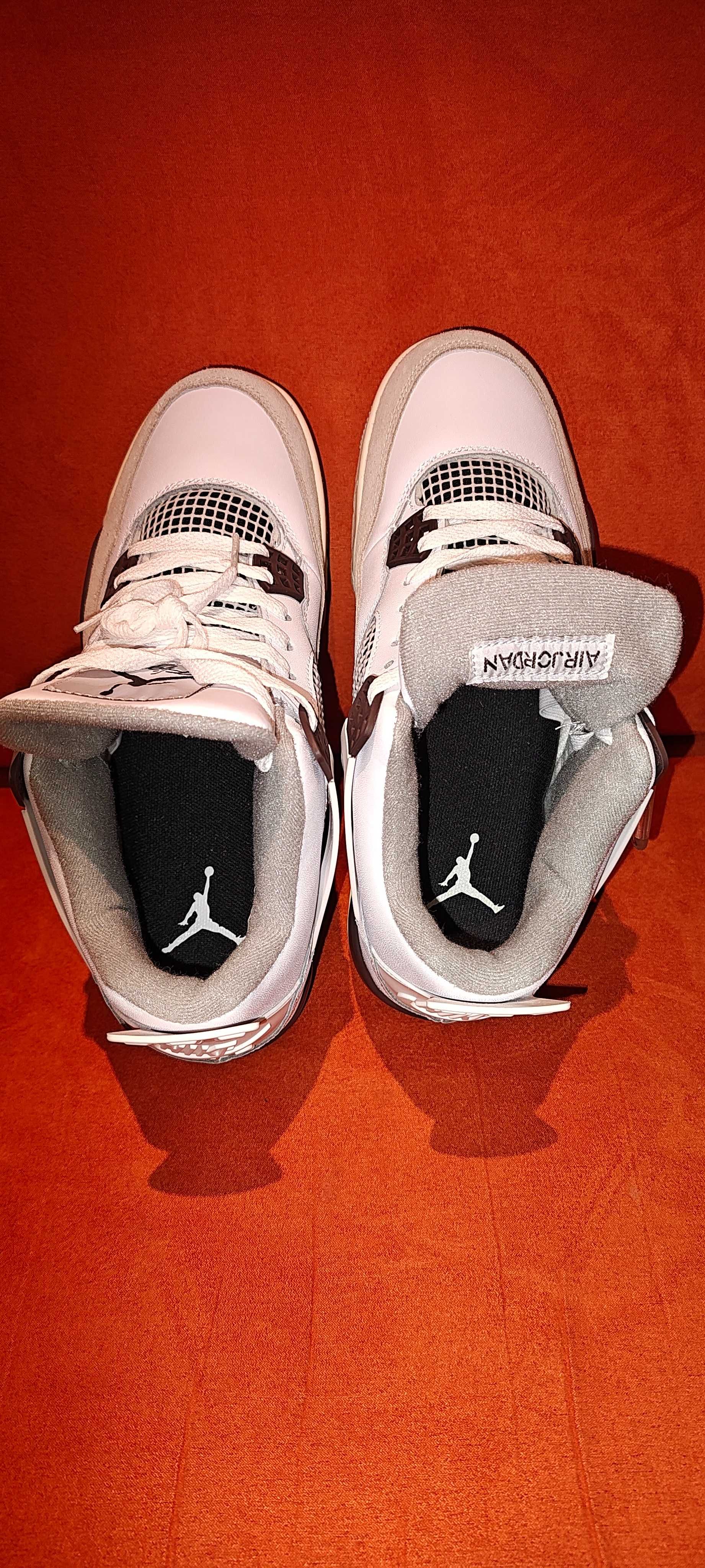 Buty Nike Air Jordan 4 Retro Białe r.44