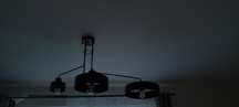 Lampa wisząca Vasco 3 x 60 W E27 czarna