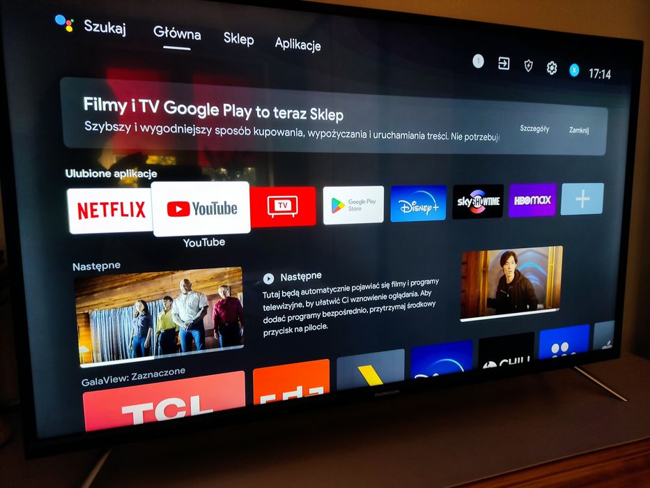 Telewizor THOMSON 43'' 4K Smart TV, DVB-T2