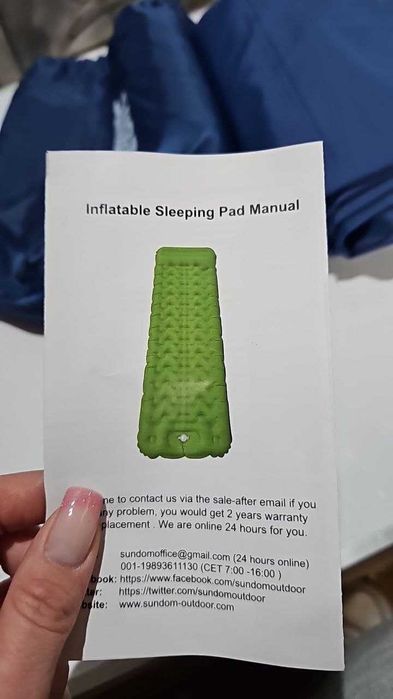 przenośna podkładka do spania