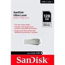 Флеш-пам'ять USB SanDisk 128Gb Ultra Luxe USB 3.1